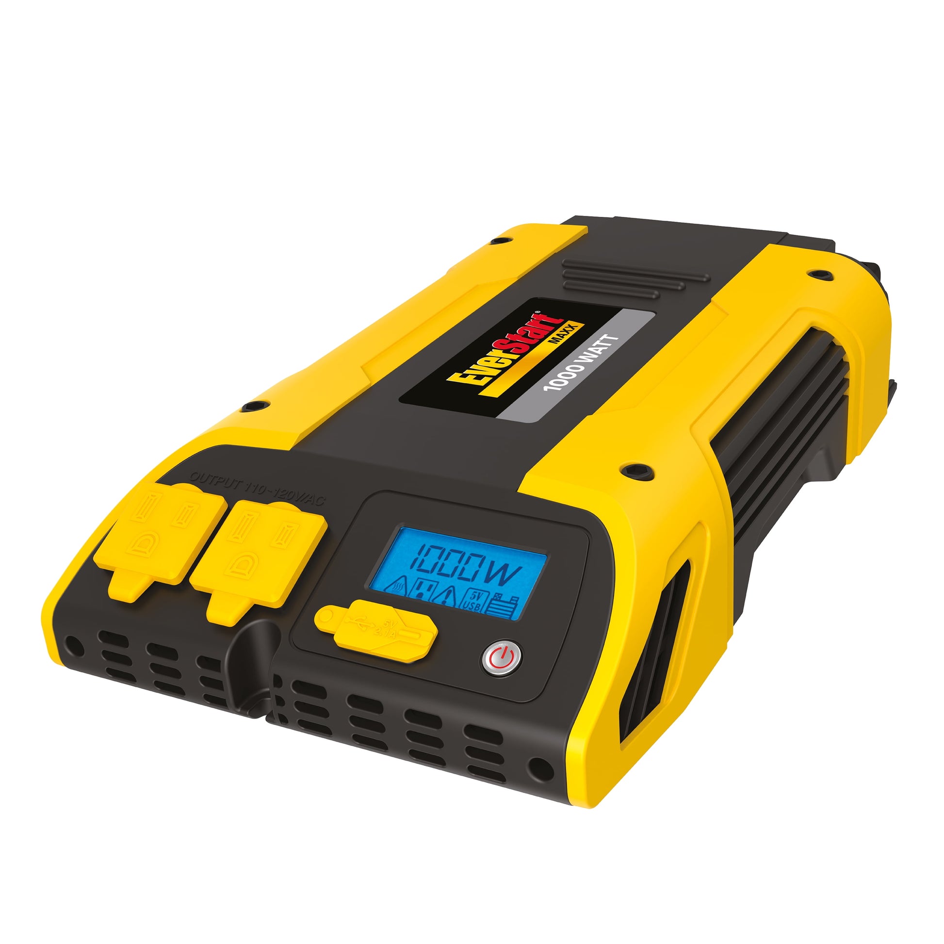 1000 Watt Power Inverter with USB (PC1000E) in Yellow and Black - New